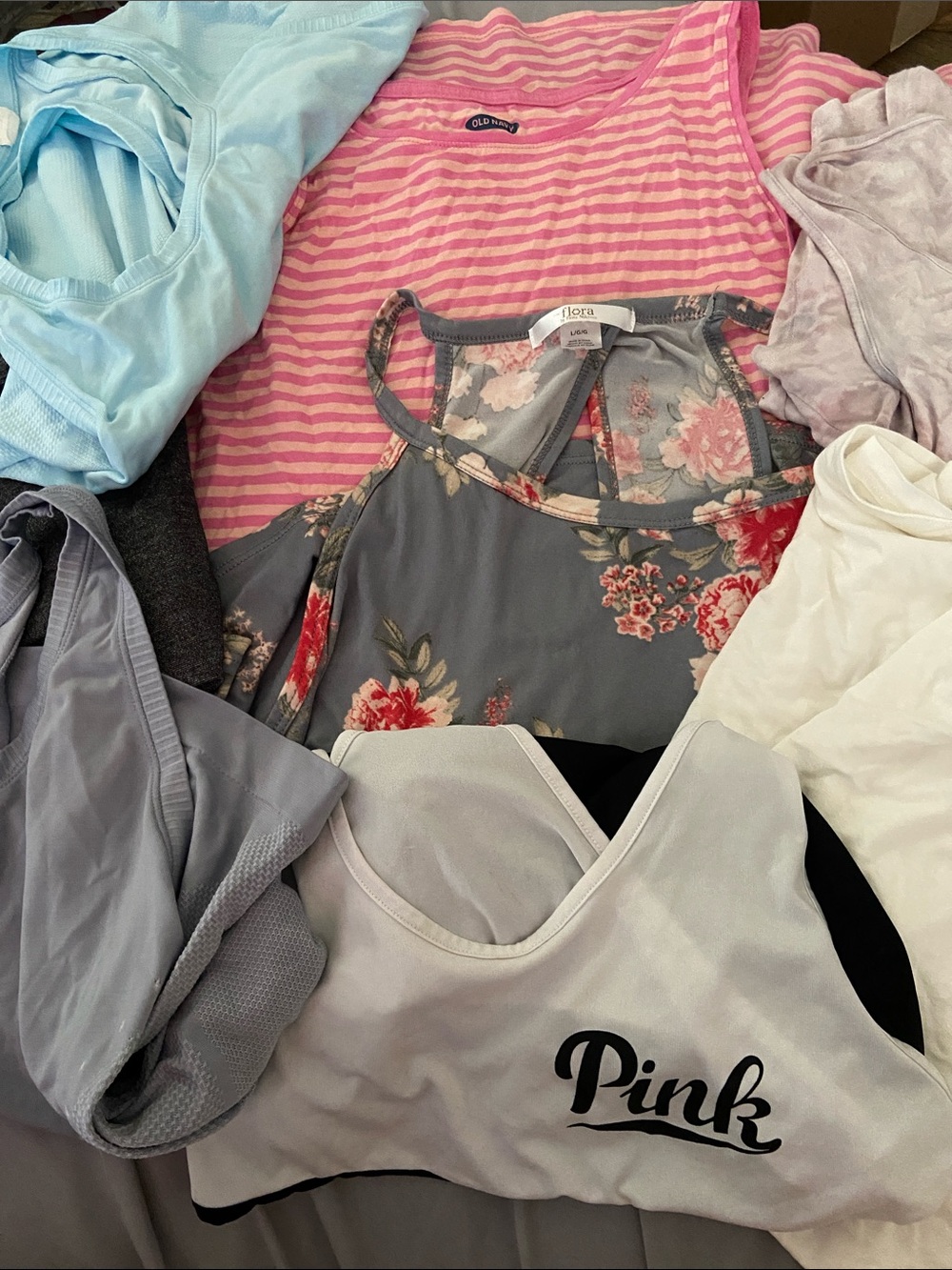 PINK Victoria's Secret and mixed muscle tops